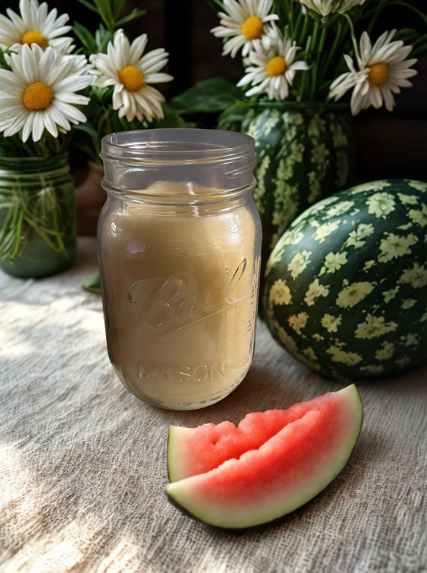 Watermelon soy wax candle