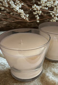 Large vanilla candle